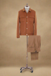 Caramal Brown Lazaro Blouson Jacket